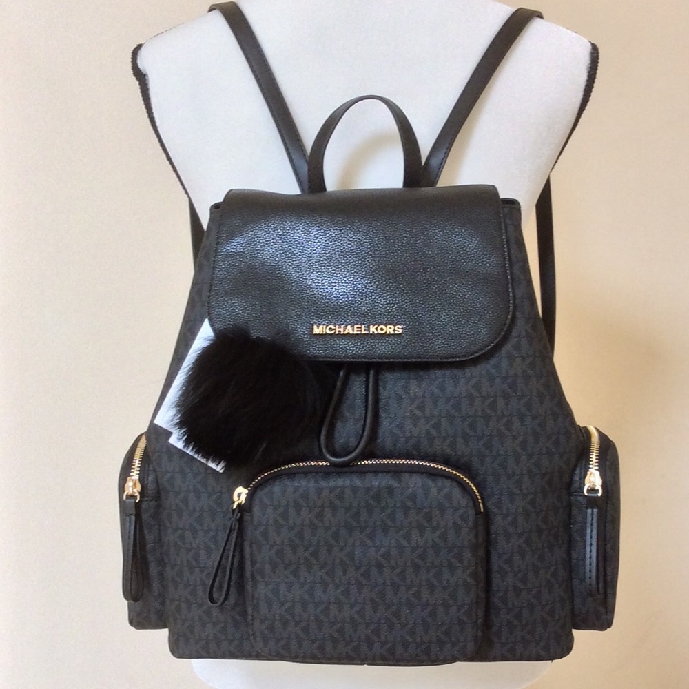 Michael Kors (3pcs) Abbey LG Cargo Backpack - Picture 3 of 8